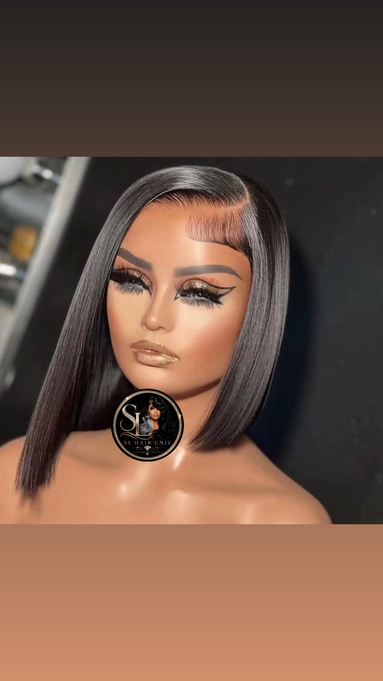 10inch 13x4 (Bob )straight transparent lace wig